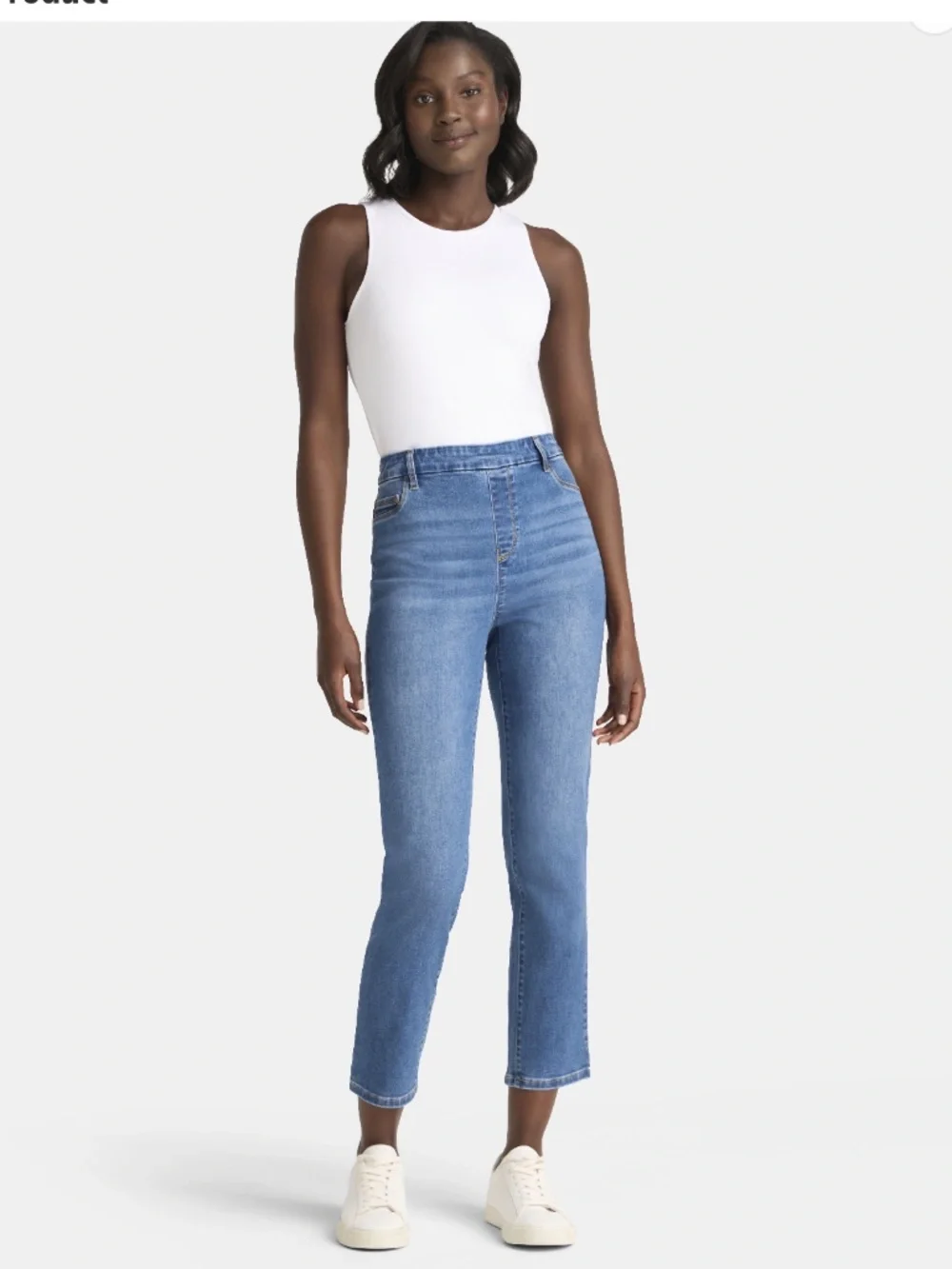 Time and Tru Women’s Medium Wash Straight Leg Denim Jeggings Size XXXL (22) NWT